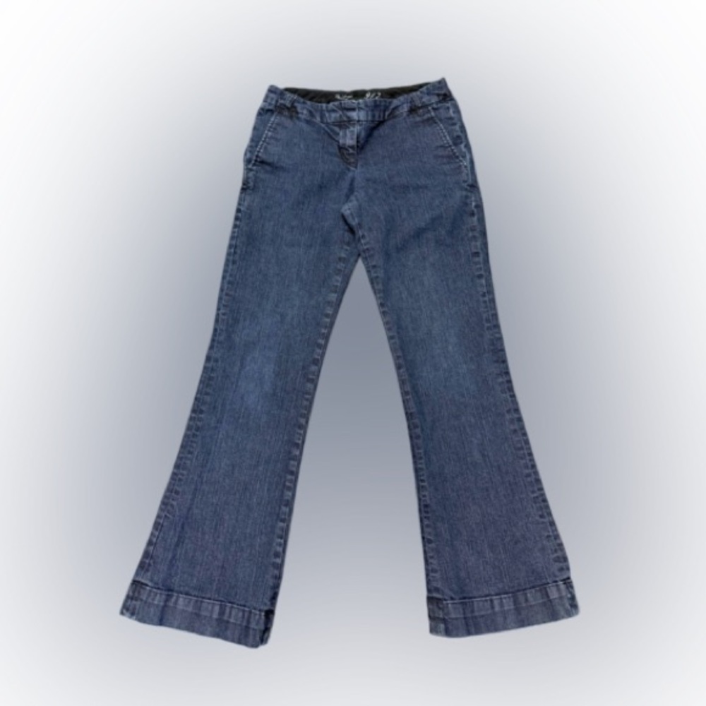 The Limited Authentic 917 Boot Cut Jeans Trousers Size 8 Stretch Denim Dark Wash - Picture 1 of 4
